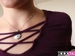 Blonde stepsis Jade Amber gets pounded