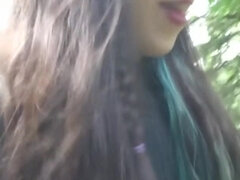 Peeing Out In The Forest
