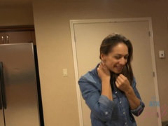 Amateur, Morena, Corrida, Latina, Pequeña, Perforación, Coño, Tetas