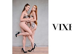 Little Dragon and Katrina Colt are fucking with a shared lover