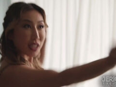 Gorgeous asian cougar Nicole Doshi jaw-dropping adult movie