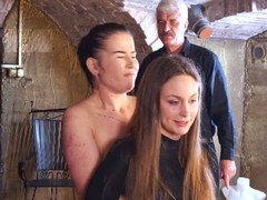 Садо мазо, Доминирование, Экстремальный секс, Наказание, Рабыни, Порка, Втроем, В поезде