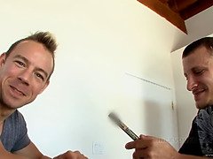 In den arsch, Grosser schwanz, Geile alte tussi, Spermaladung, Schwanz, Riesig, Schwanger, Flotter dreier
