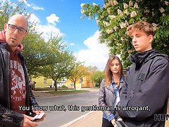 Gehörnter ehemann, Tschechisch, Hd, Geld, Pov, Ablutschen, Jungendliche (18+), Titten