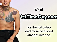 Enthousiasteling, Grote lul, Pijpbeurt, Homo, Handbeurt, Masturbatie, Zuigen, Tatoeage
