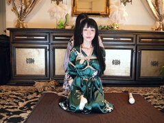 緊縛, デカパイ, 茶髪の, フェティッシュ, フィリピン女性, 日本人, レズビアン, オーガズム