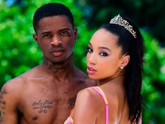 Анальный секс, Бикини, Черные, Брюнетки, Черненькие, Натуральные сиськи, Тощие, Сиськи