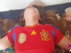 Éjaculation interne, Européenne, Hard, Hd, Petite femme, Chatte, Espagnole, Adolescente