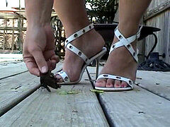 Butterfly crush heels