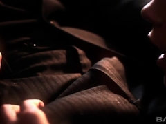 Noire, Brunette brune, Éjaculation interne, Interracial