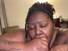 black teen bbw gives fellatio then let me dig in her guts