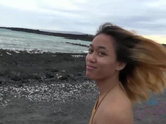 Amateur, Beach, Fingering, First time, Girlfriend, Outdoor, Pov, Wet