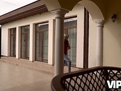 18 jaar, Blond, Tsjechisch, Vies, Hd, Kantoor, Kut duiken, Tiener