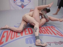 Busty, Licking, Milf, Naked, Redhead, Sucking, Tattoo, Wrestling
