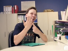 Blasen, Schwanz, Deutsch, Interrassisch, Mutti, Monster, Büro, Sekretärin