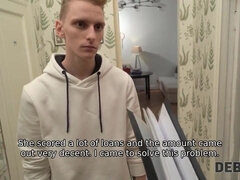 18 jaar, Grote lul, Pijpbeurt, Bruinharig, Man, Geld, Tiener, Vrouw