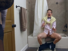 Tetas grandes, Pareja, Vestido, Tacones, Pantaletas, Tatuaje, Apretado, Voyeur