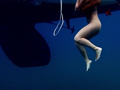 Érotique, Fétiche, De plein air, Piscine, Public, Solo, Nénés, Sous marin