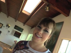 Anal, Cul, Blonde, Rondelette, Collège université, Grossier, Se déshabiller, Jouets