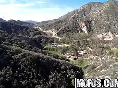 Mofos - drone hunter - Danica Dillon - snooping on an outdoor public fuck