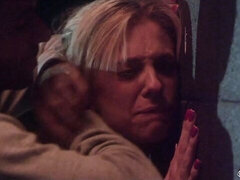 アナル, デカ尻, ブロンド, フェラチオ, バック, 自然山雀, ストッキング, オッパイの