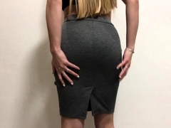 No Panties Under My Skirt - Amateur Teen Webcam Solo