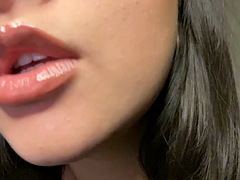 素人, アジア人, フェティッシュ, 彼女, キス, 韓国人