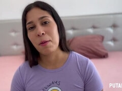 Busty, Cum in mouth, Fat, Handjob, Interracial, Kissing, Latina, Pussy