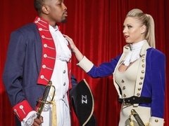 Culo grande, Verga grande, Tetas grandes, Negro, Mamada, Estilo perrito, Interracial, Tetas