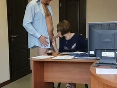 Grote lul, Sperma in mond, Sperma shot, Brillen, Huisgemaakt, Moeder die ik wil neuken, Kantoor, Secretaresse