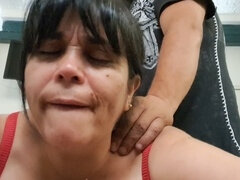 ぽっちゃり, 旦那, ラティーナ, 熟年, 淫乱熟女, 母