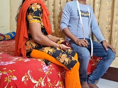 Desi Stepsister First Time Fuck - Tight Pussy Doggy Style in Tailor's Room