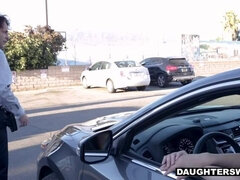 Cops scare straight young babes with their big dicks