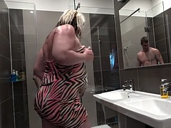 Chica, Gorda, Tetas grandes, Mamada, Gorda, Abuelita, Pajear, Mamá