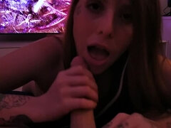 Blowjob and ASMR! Ocean 4k in the background. Sound good?