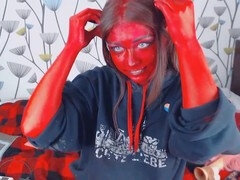 Vibrator, devil, ahegao