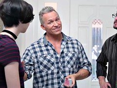 巨大, なめる, フェラする