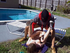 18 años, Verga grande, Mamada, Morena, Polla, Afeitado, Adolescente