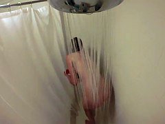 Super sexy blonde Brett Rossi takes a nice shower