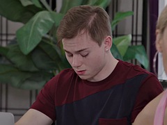 デカパイ, ビッチ, ハードコア, 熟年, 淫乱熟女, ティーン, 三人, オッパイの