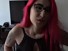 Slutty webcam model AmmyRouse loves to feel my huge cock in her tight pussy