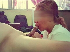 Amateur, Asiático, Mamada, Pareja, Semen en la boca, Corridas, Casero, Chupando