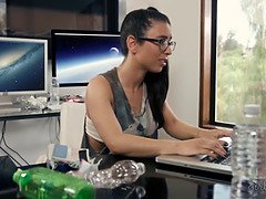 眼鏡, Hd, レズビアン, なめる, 母, オマンコ, ティーン