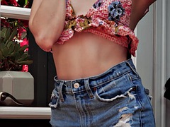 美女, ブロンド, 小柄, ソフトコア, 一人, ティーン, オッパイの