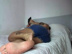 Amateur, Cul à la bouche, Gros cul, Pétant, Pieds, Réalité, Solo