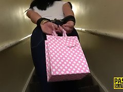 Bound and gagged sub slut