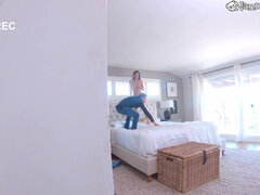 Naughty nanny amazing pov sex video