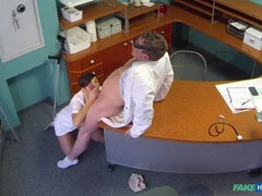 素人, 最高, バック, なめる, オフィス, オマンコ, オッパイの, ユニフォーム