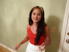 アジア人, デカチン, ブロンド, 口内発射, イく瞬間, 小柄, オマンコ, ティーン