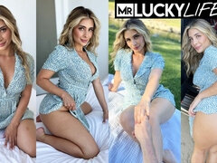 Culo grande, Tetas grandes, Rubia, Mamada, Estilo perrito, Hd, Al aire libre, Tetas